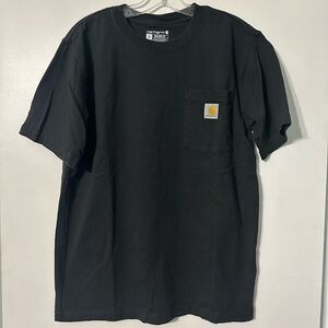 Carhartt Small Classic Black Tee with Pocket